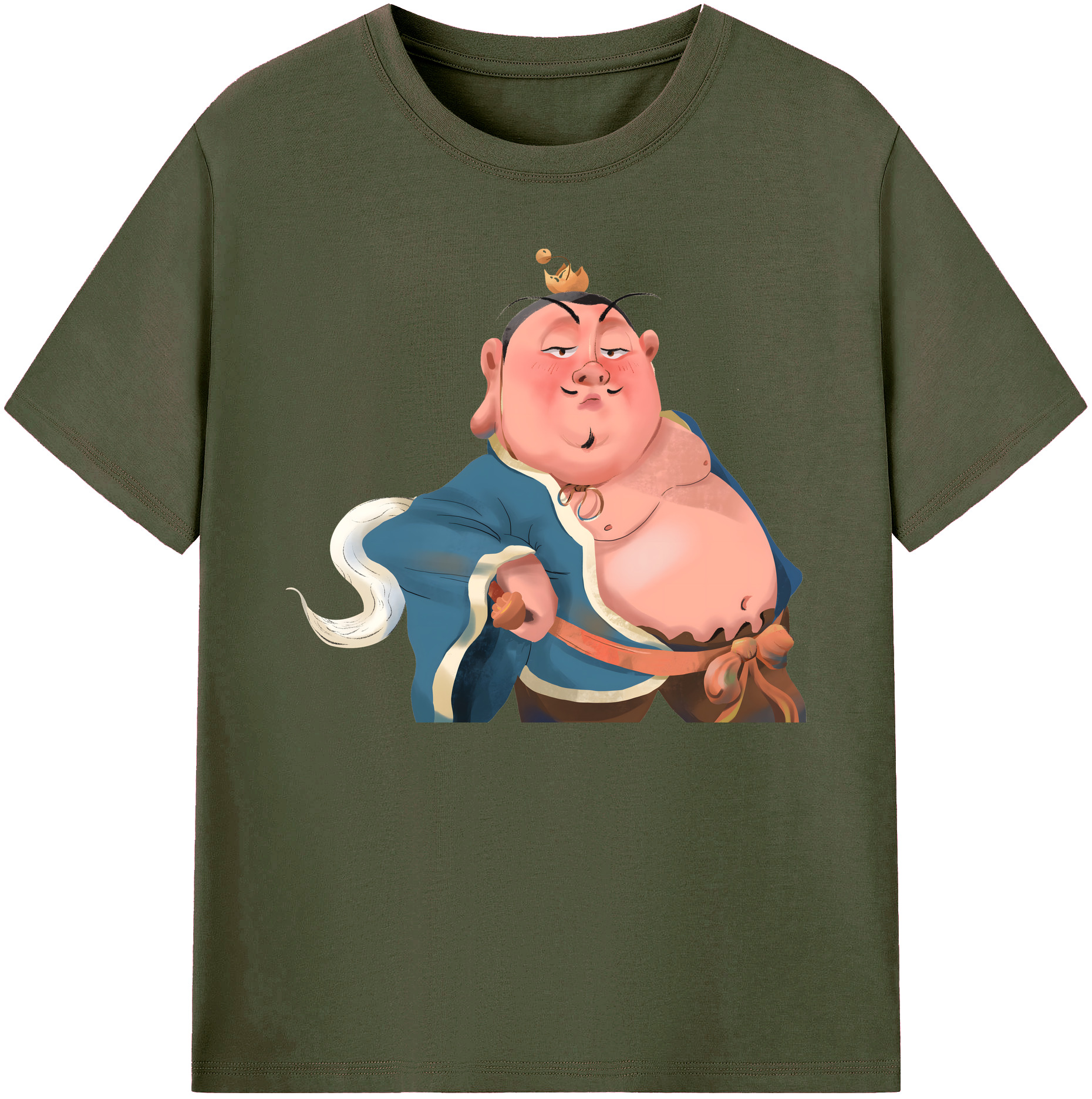 （画像用） Ne Zha 2 ナタ 魔童の大暴れ 綿100％ メンズ半袖Tシャツ｜肌触りやわらか＆通気性